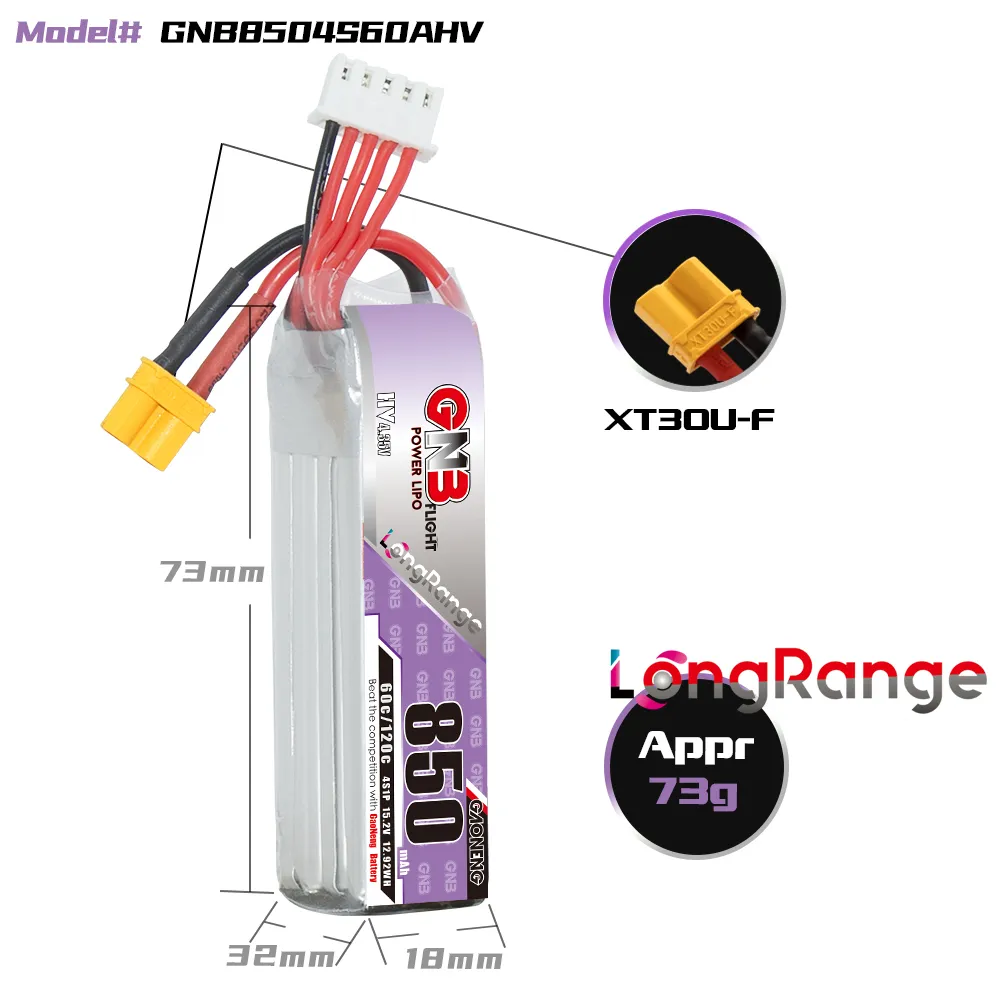GAONENG GNB LiPo Battery 850mA - Drone Battery Li-Ion review and price