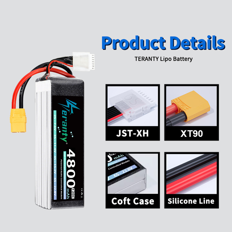 TERANTY 6S 4800mAh Lipo Batter - Drone Battery Lipo review and price